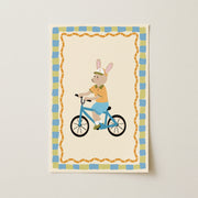 Bunny Bicycle – Nursery & kids wall art