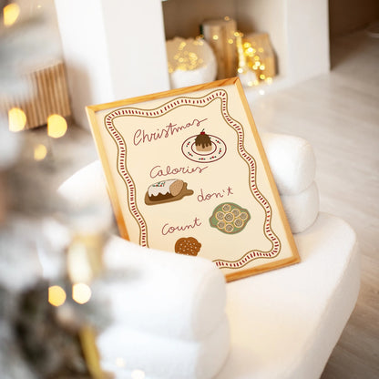 Christmas Calories Don’t Count Print