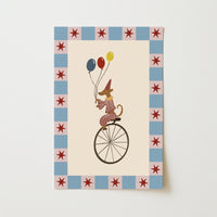 Circus Dog Nursery Print
