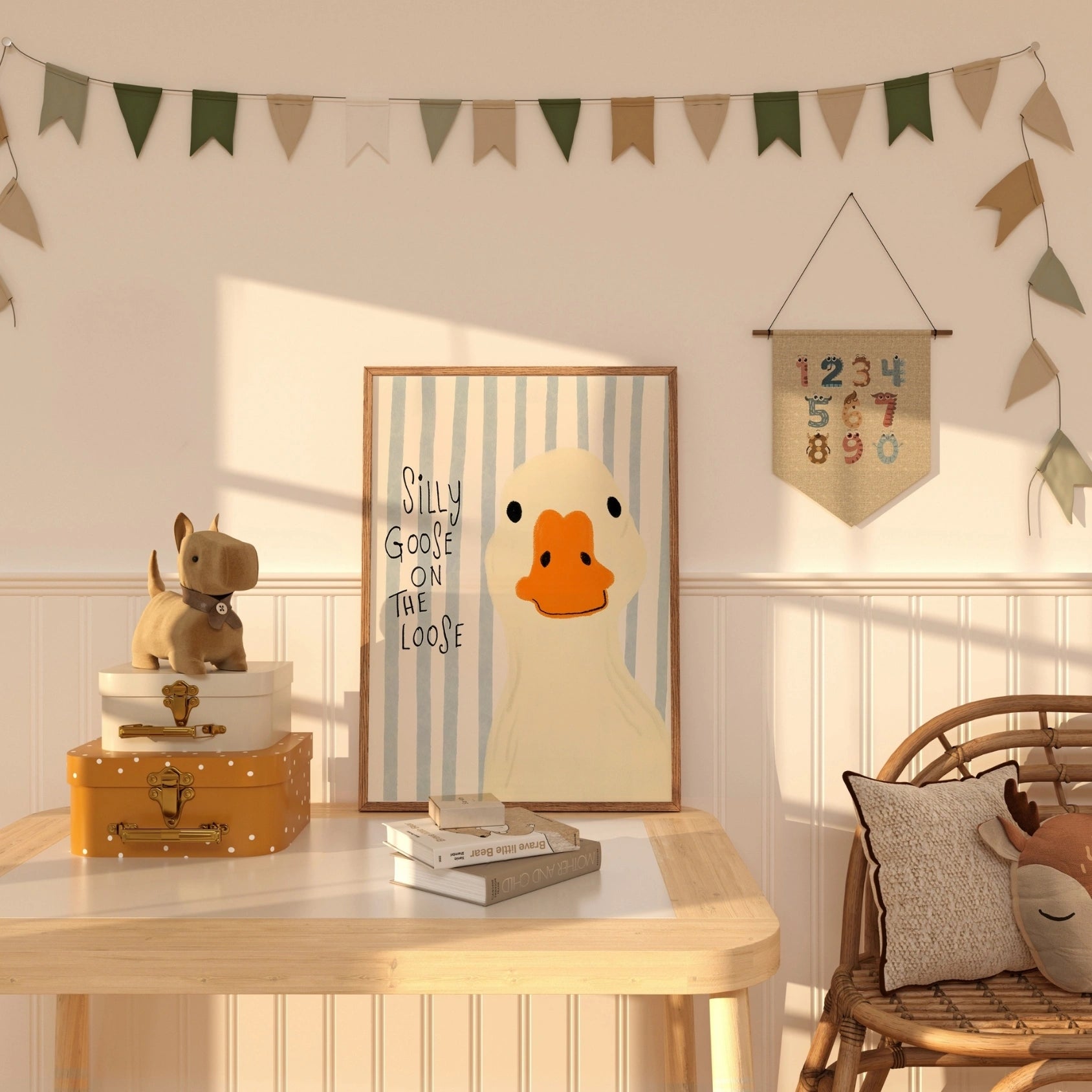 Stampa per bambini Silly Goose