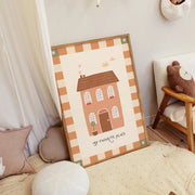 Cozy Home Illustration – Nursery & kids wall art