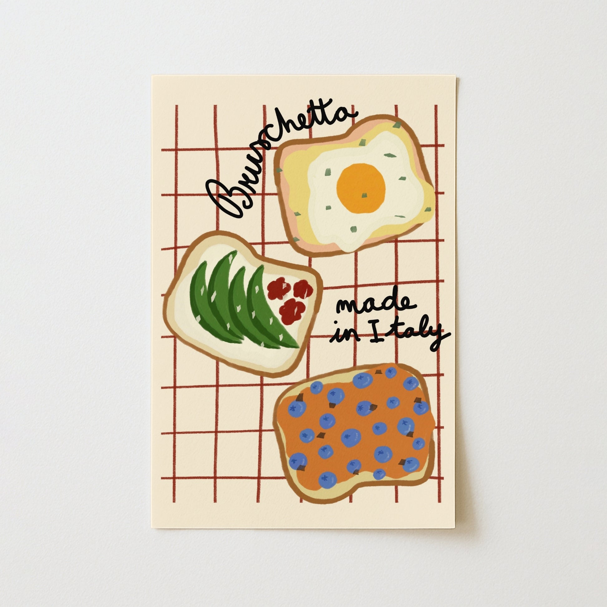 Retro Mediterranean Print, Kitchen Wall Decor