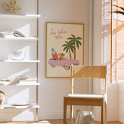 La Dolce Vita Pink Road Trip – Coastal Wall Art