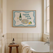 Oyster Lover Club Still Life – Coastal Wall Art