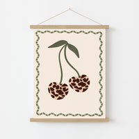 Leopard Print Fruit Poster
