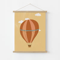 Vintage Hot Air Balloon Print