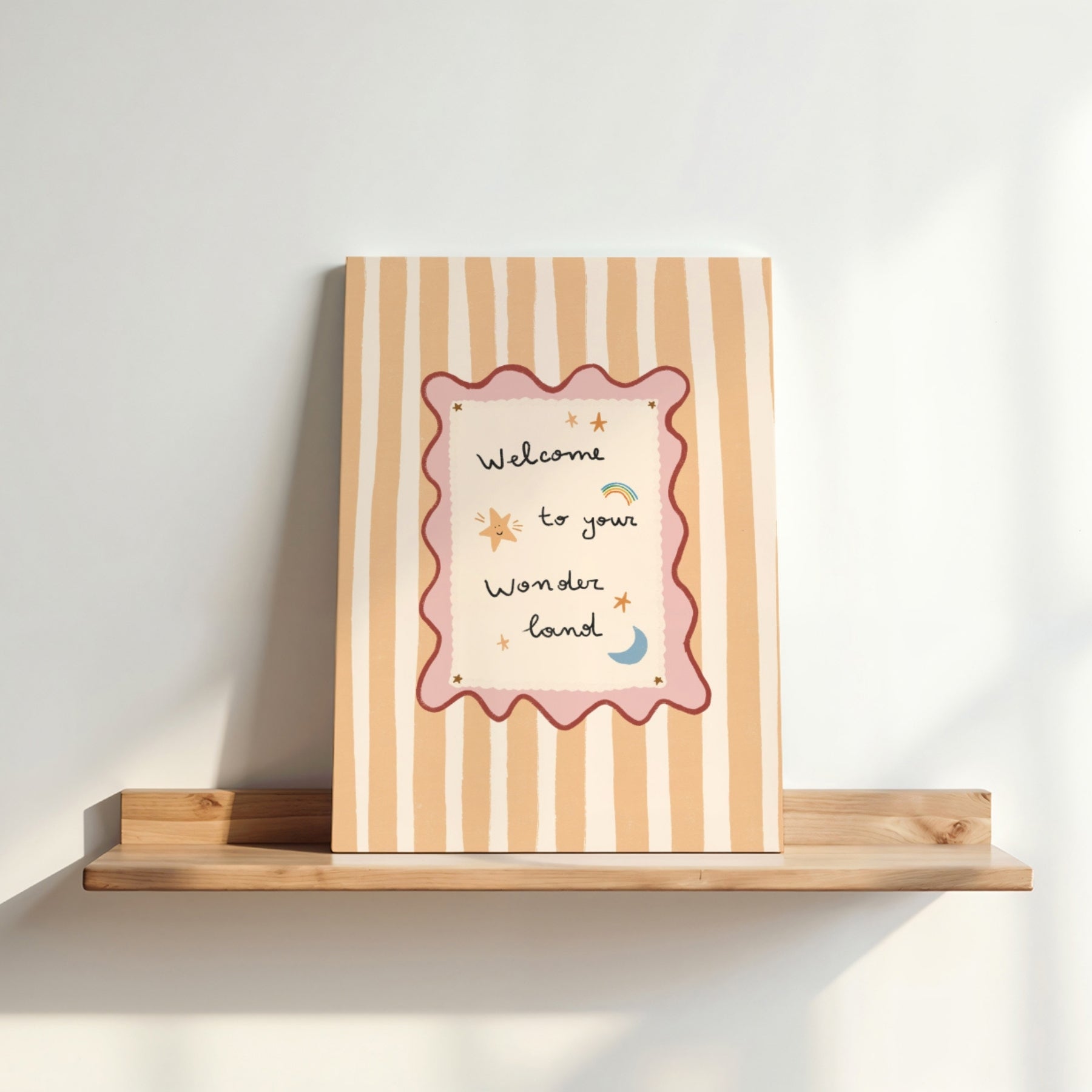 Welcome to Your Wonderland Nursery Canvas Print