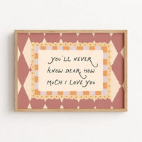 Poster tipografico vintage