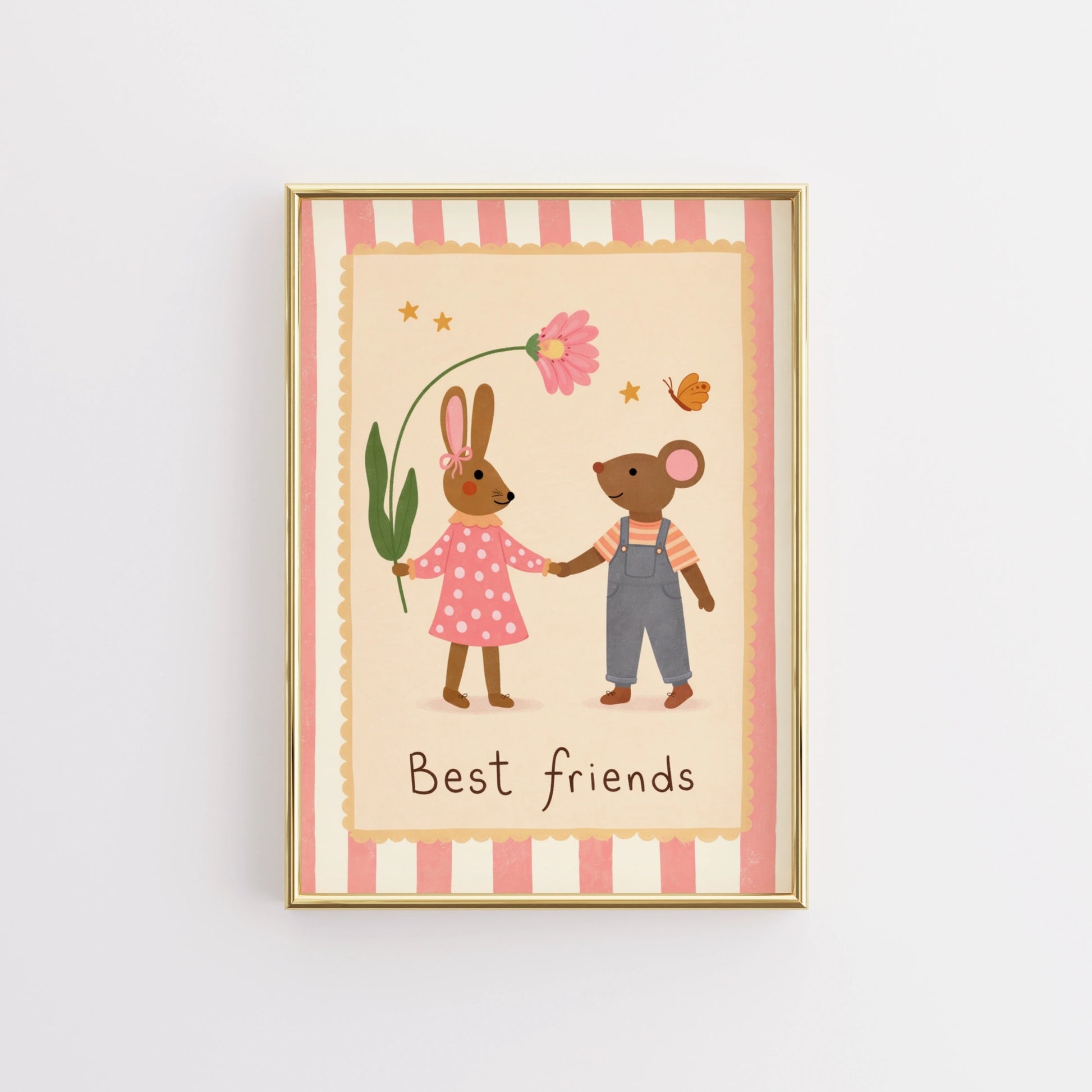 Décoration de chambre d'enfant rose