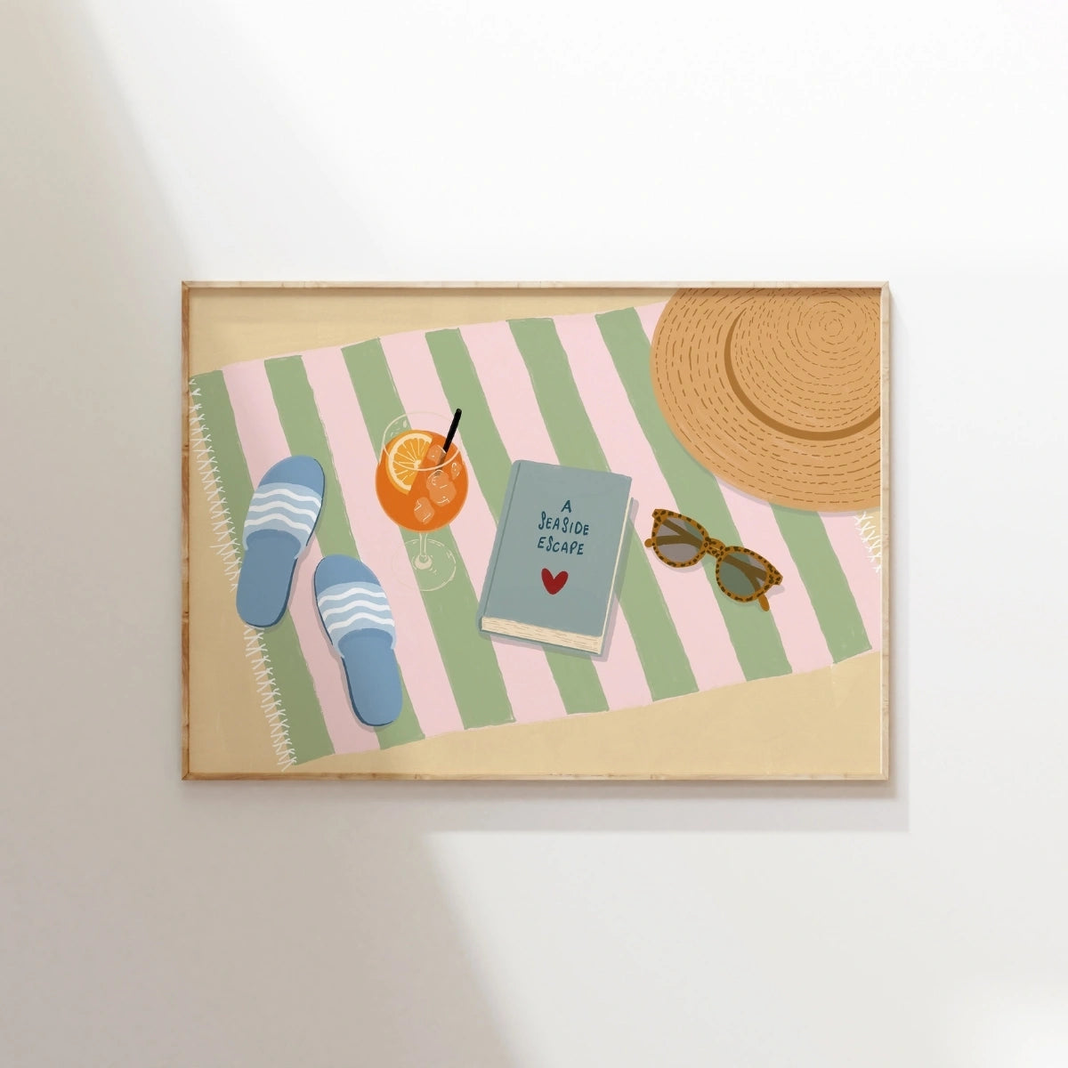 Vacation Decor Print, Coastal Wall Decor