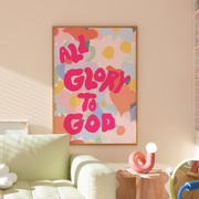 All Glory to God – Christian Wall Art