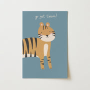 Go Get Them Quote – Nursery & kids wall art