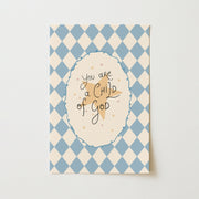 Chid of God and Stars - Nursery & Kids Wall Art