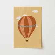 Vintage Hot Air Balloon – Nursery & kids wall art