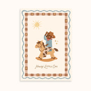 Cowboy & Flying Adventure – Nursery & Kids Wall Art Set of 3