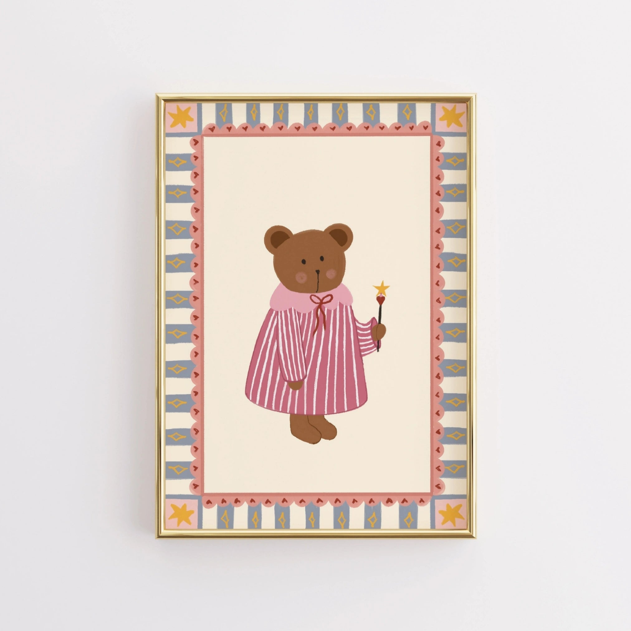 Affiche pour chambre d'enfant Ours Magique