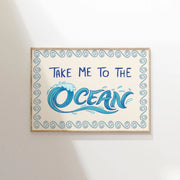 Take Me To The Ocean - Poster costiero