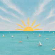 Coastal Sunset Sailboat – Coastal Wall Art
