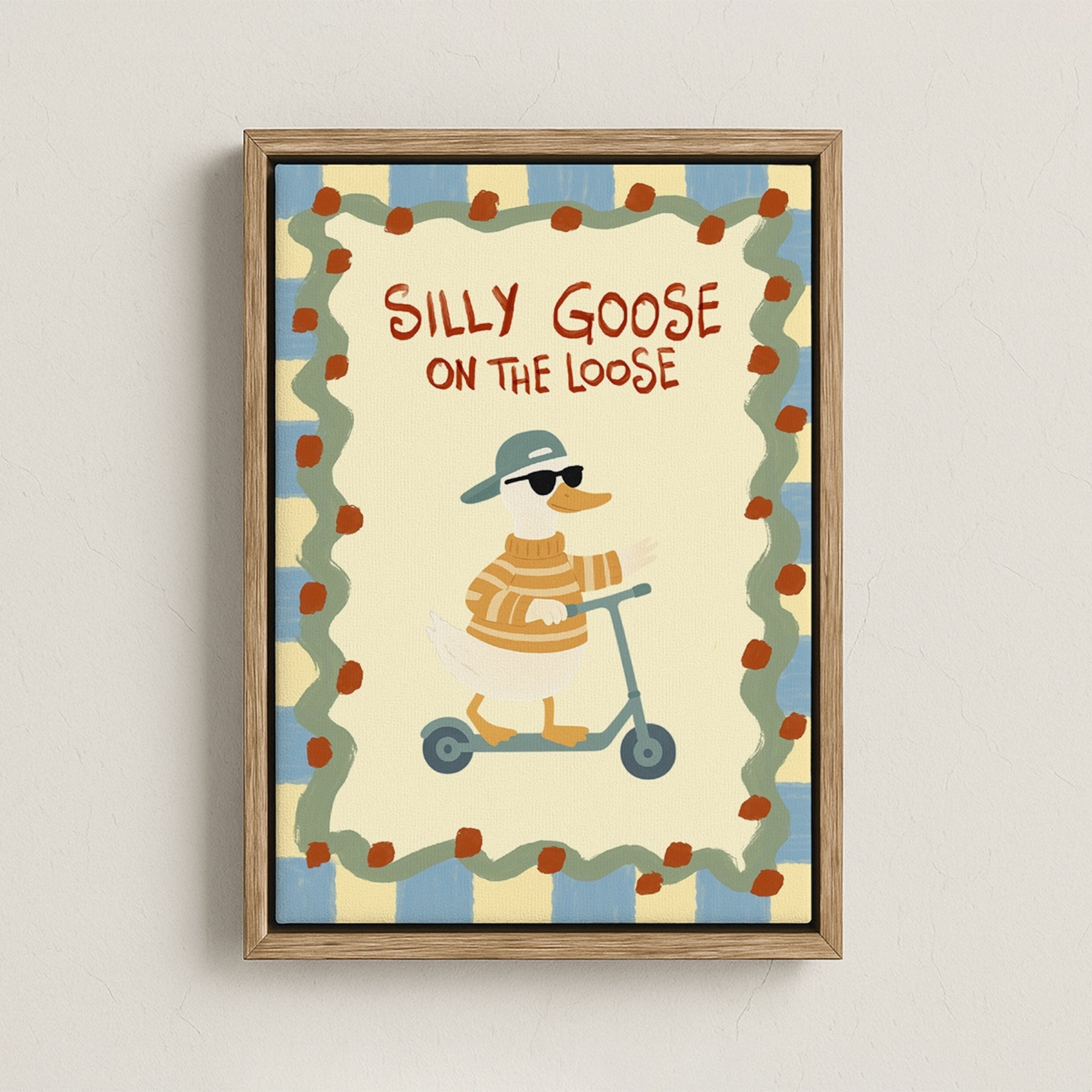 Silly Goose Nursery Canvas Print