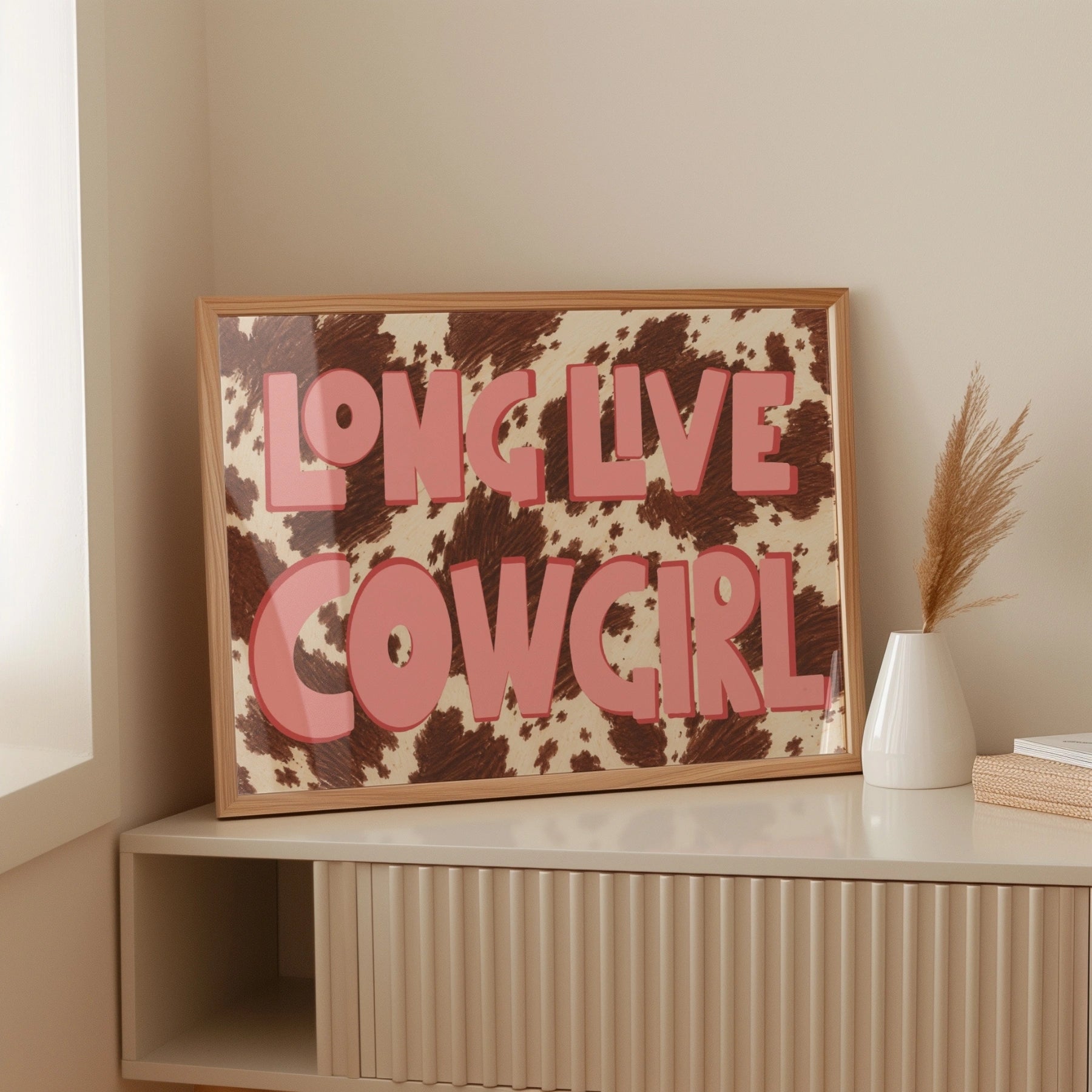Affiche « Longue vie à la cowgirl »