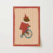 Vintage Circus Bear – Poster per bambini