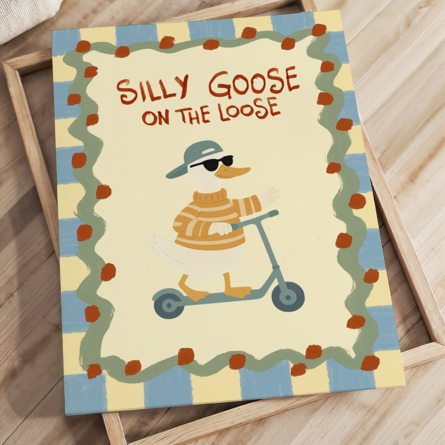 Silly Goose Nursery Canvas Print