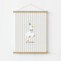 Personalized Nursery Name with Goose – Personalized wall art