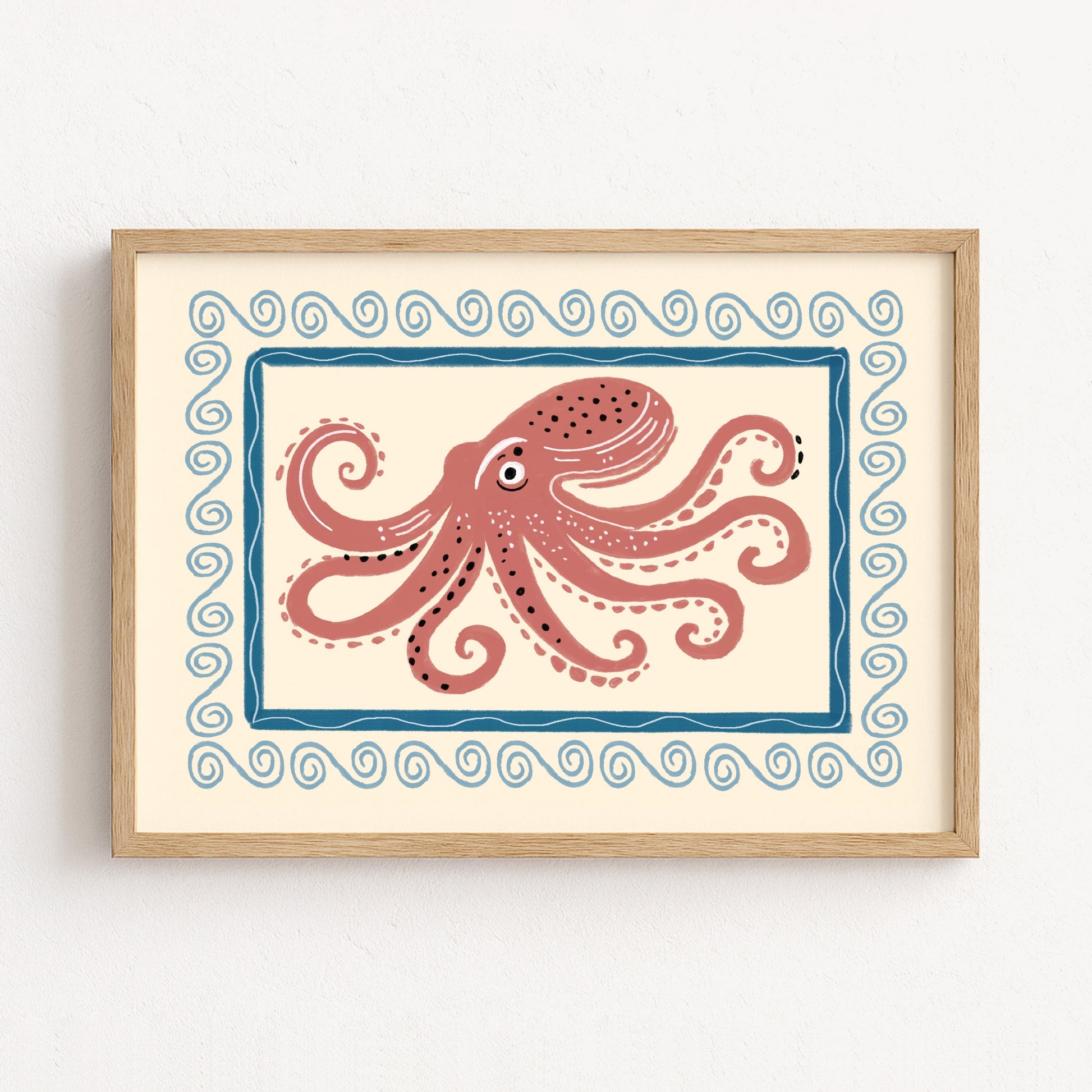 Vintage Octopus Wall Art