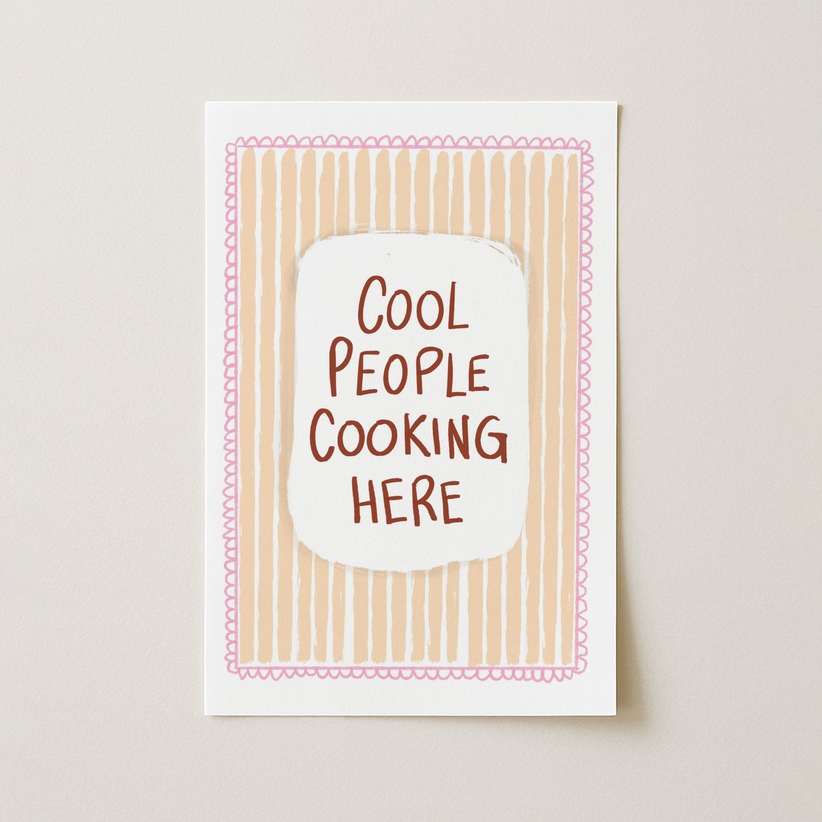 Gente Genial Cocina Aquí, Decoración de Pared para Cocina