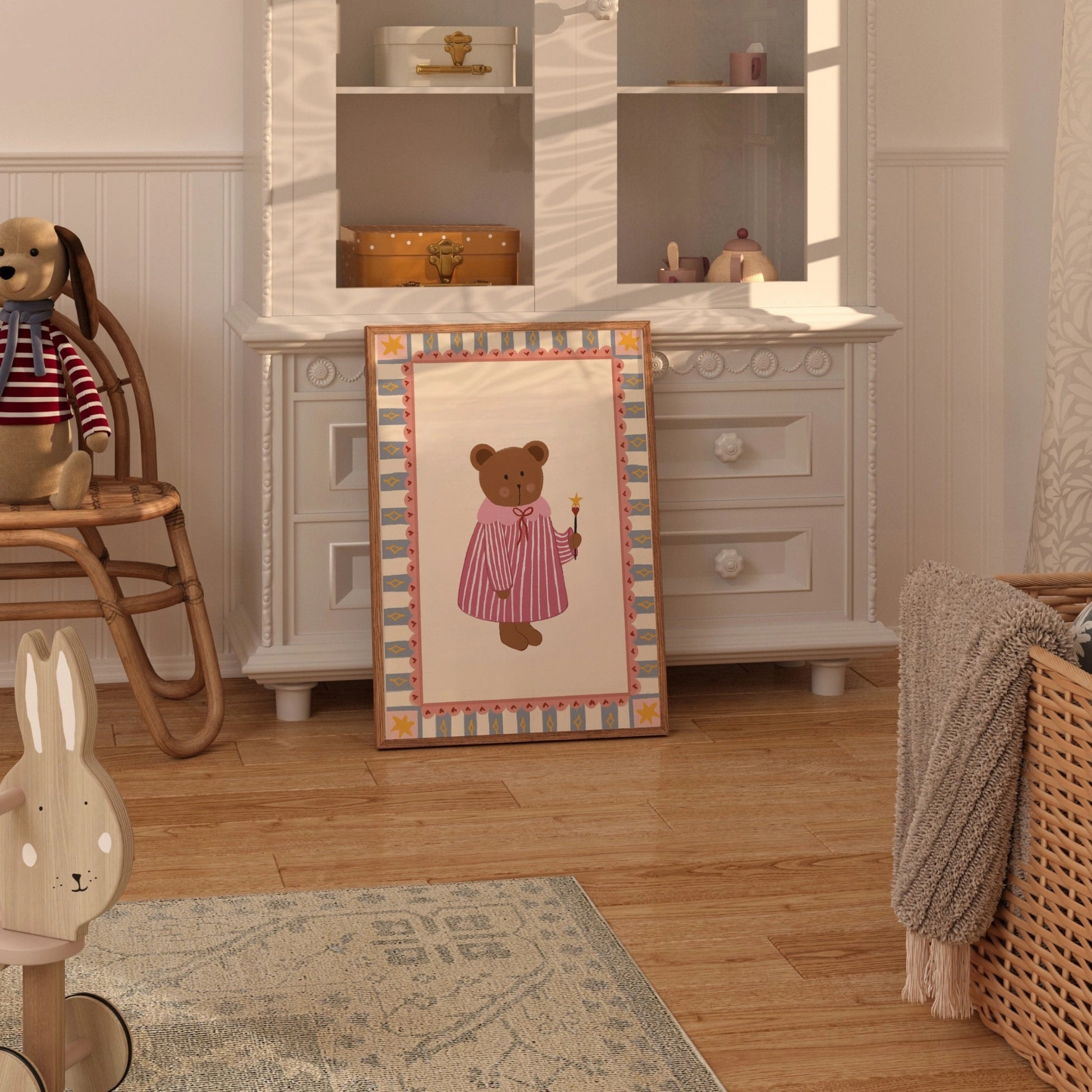 Affiche pour chambre d'enfant Ours Magique