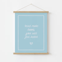Read More Books Wall Art – Motivational Quote Printable