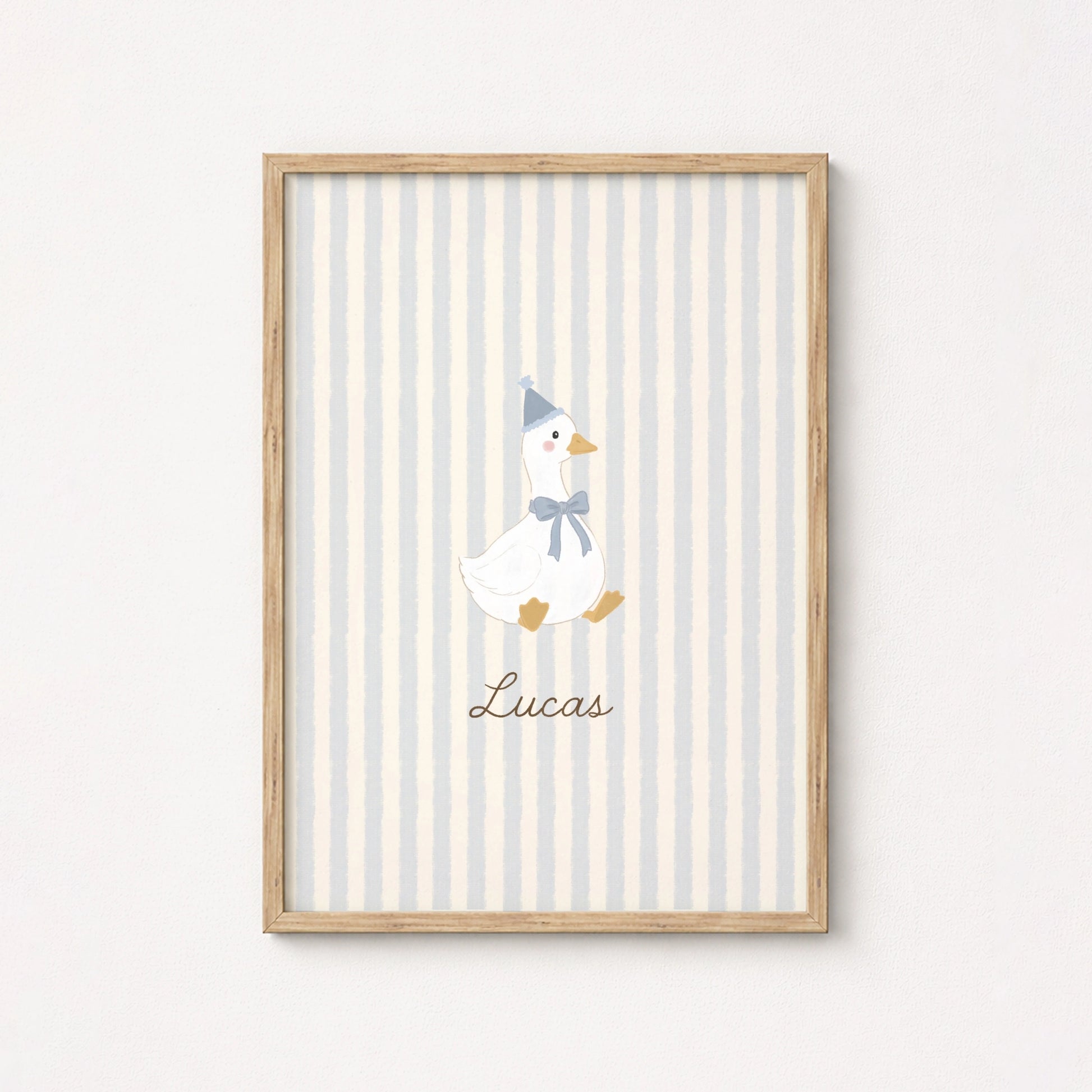 Personalized Nursery Name with Goose – Personalized wall art