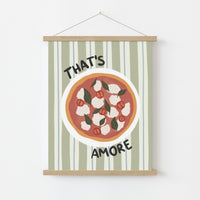 Italian Food Poster, Kitchen Wall Decor