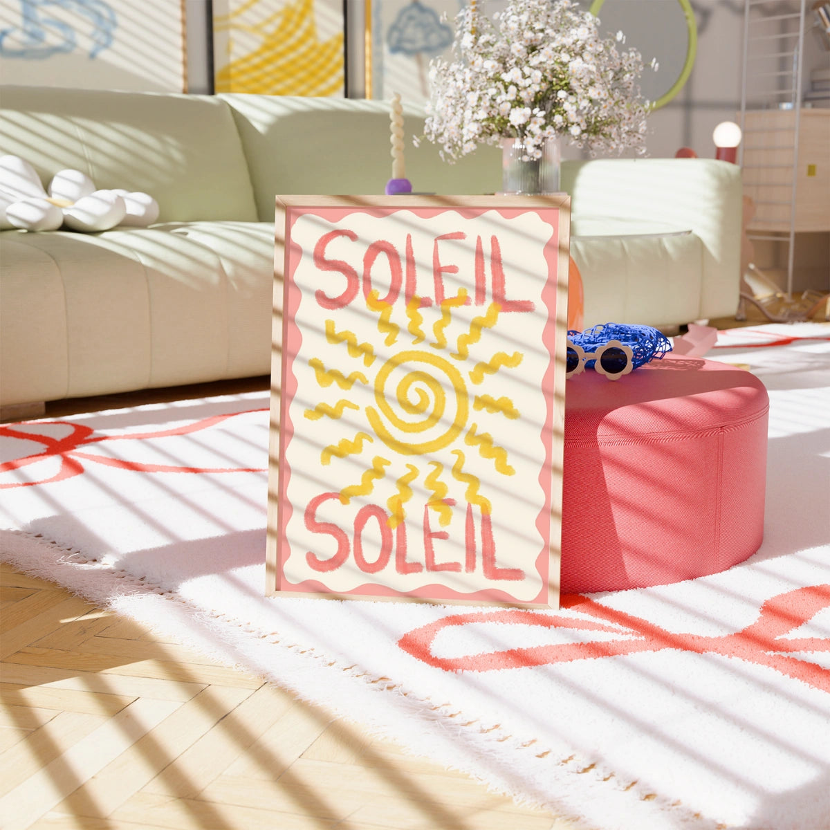 Soleil Wall Art Print - Whimsical Coastal Decor