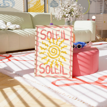 Soleil Wall Art Print - Whimsical Coastal Decor