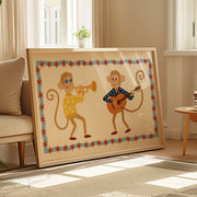 Musical Monkeys – Poster per bambini
