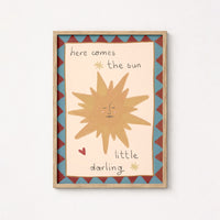 Here Comes the Sun Nursery Print