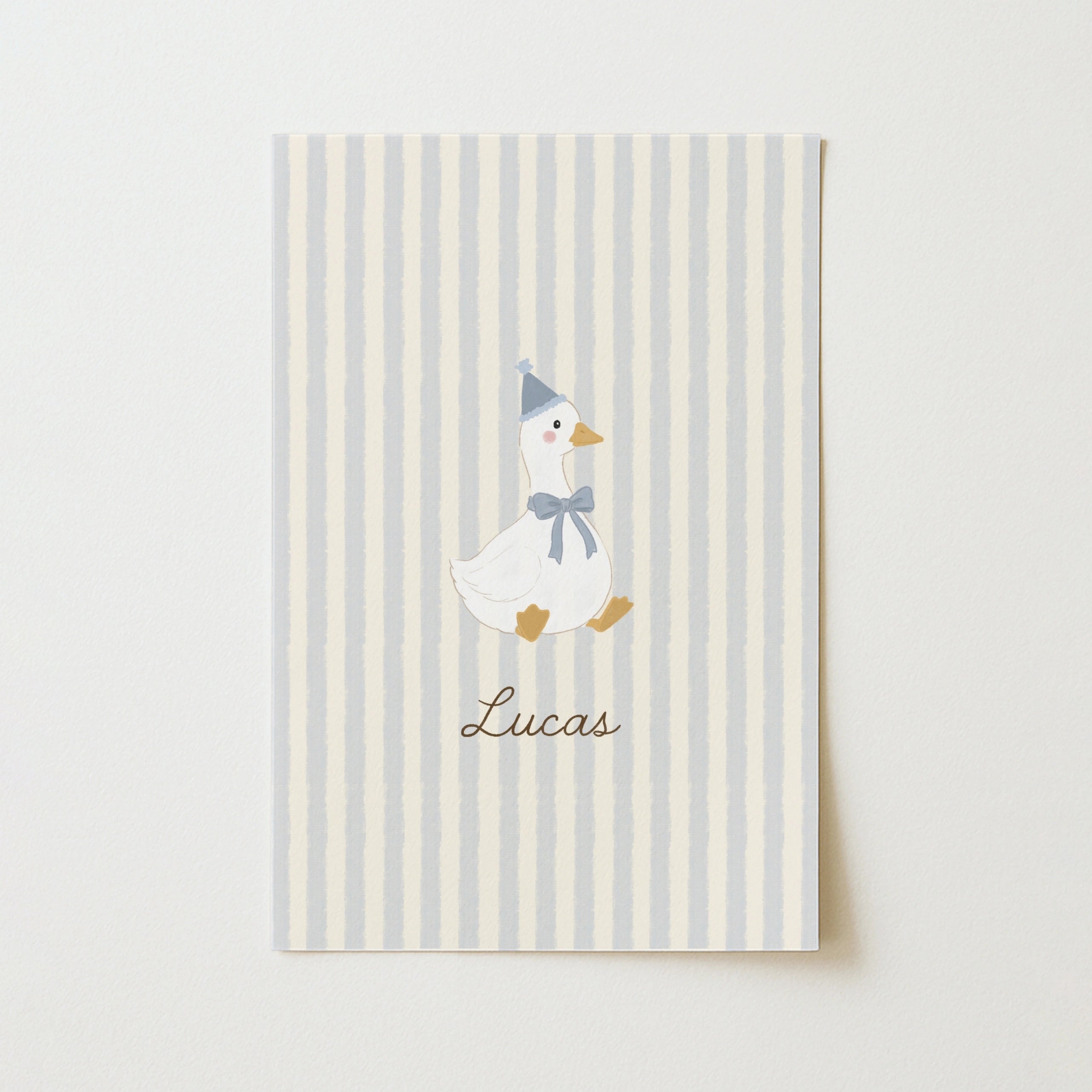 Personalized Nursery Name with Goose – Personalized wall art