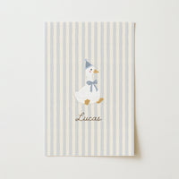 Personalized Nursery Name with Goose – Personalized wall art