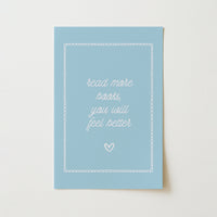 Read More Books Wall Art – Motivational Quote Printable