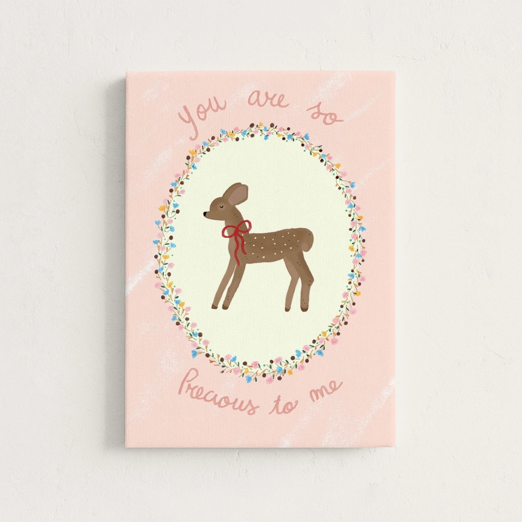 You Are So Precious to Me Nursery Canvas