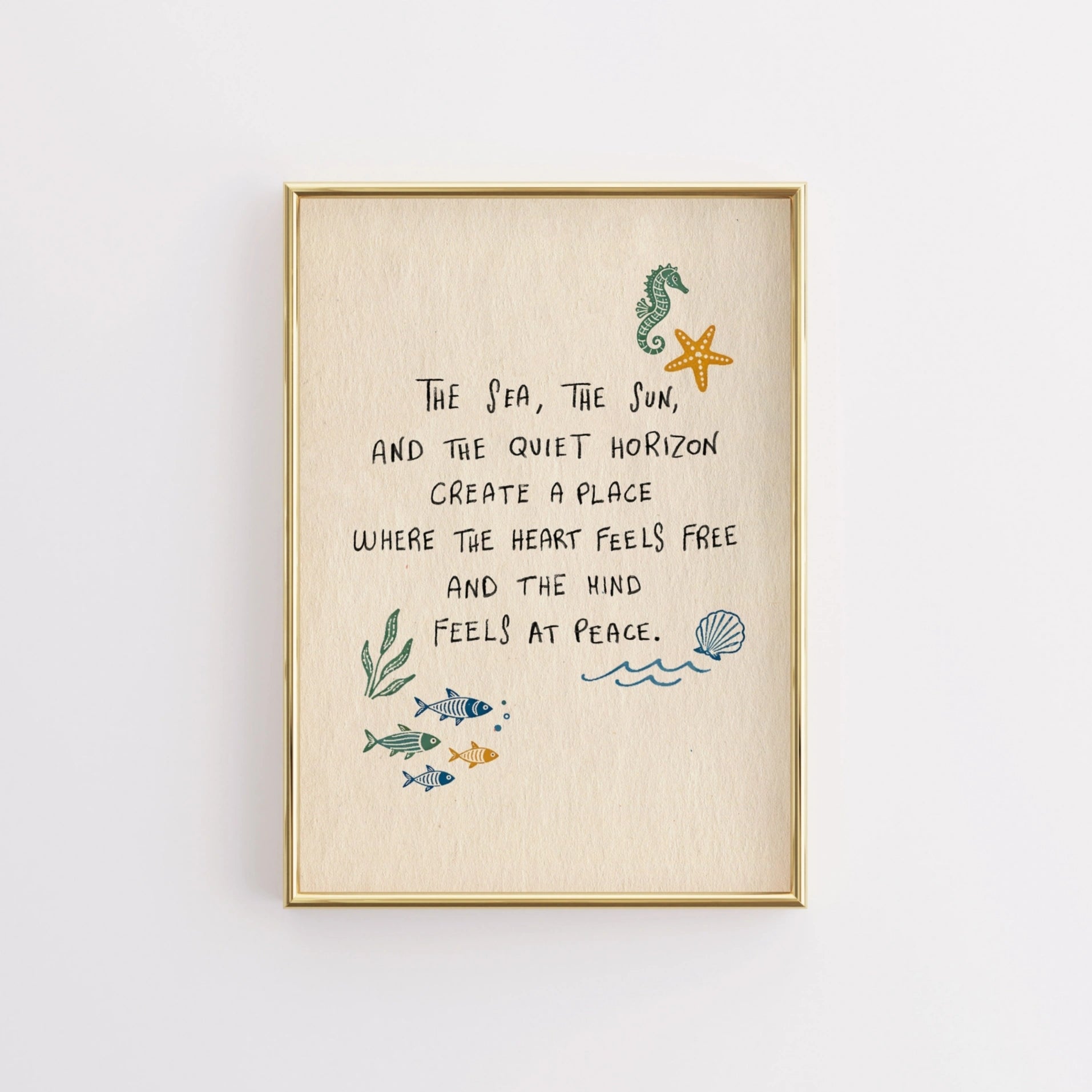 Décoration côtière sirène