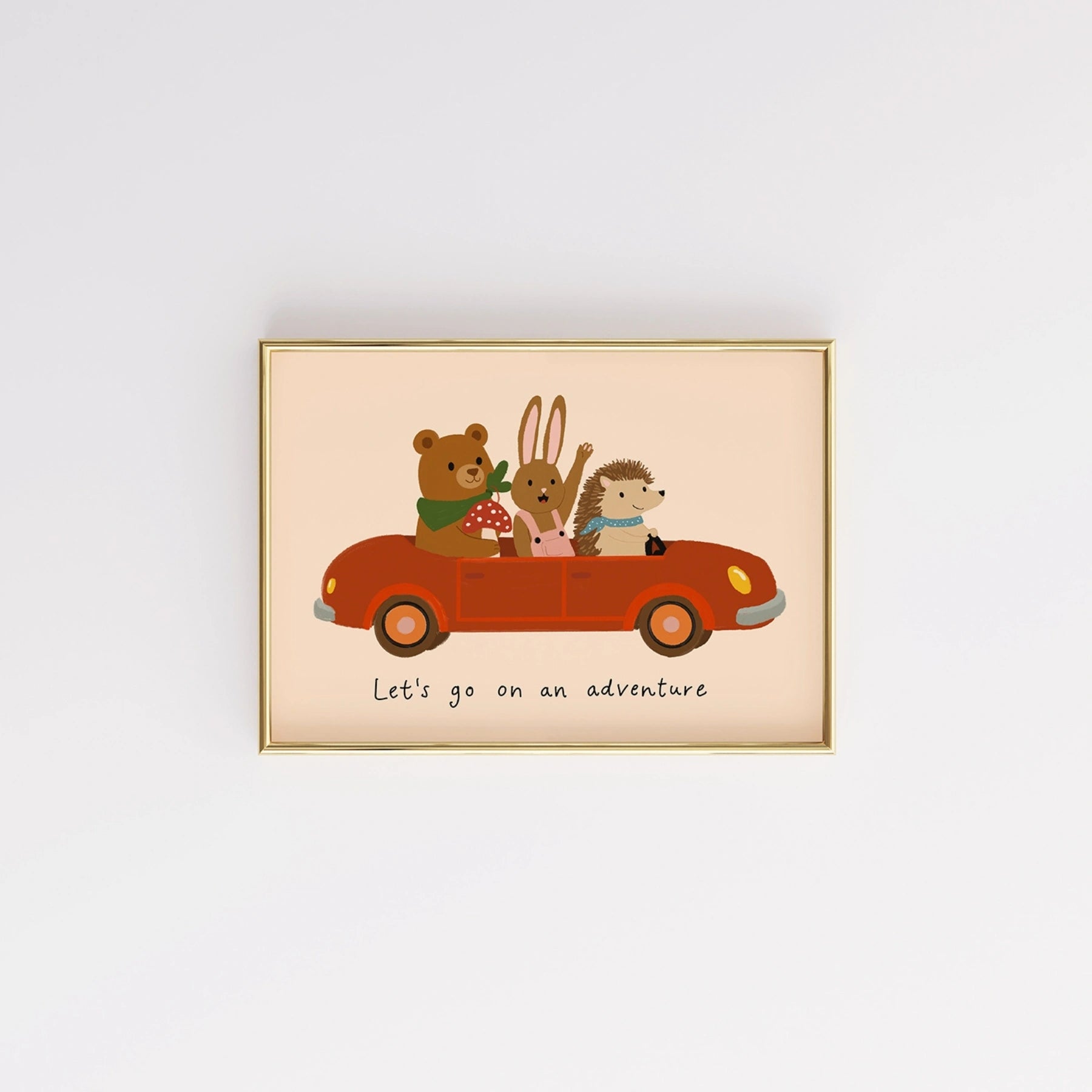 Adventure Nursery Wall Art, Colorful Kids Decor