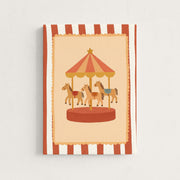 Carousel Horse – Nursery & Kids Canvas Wall Art