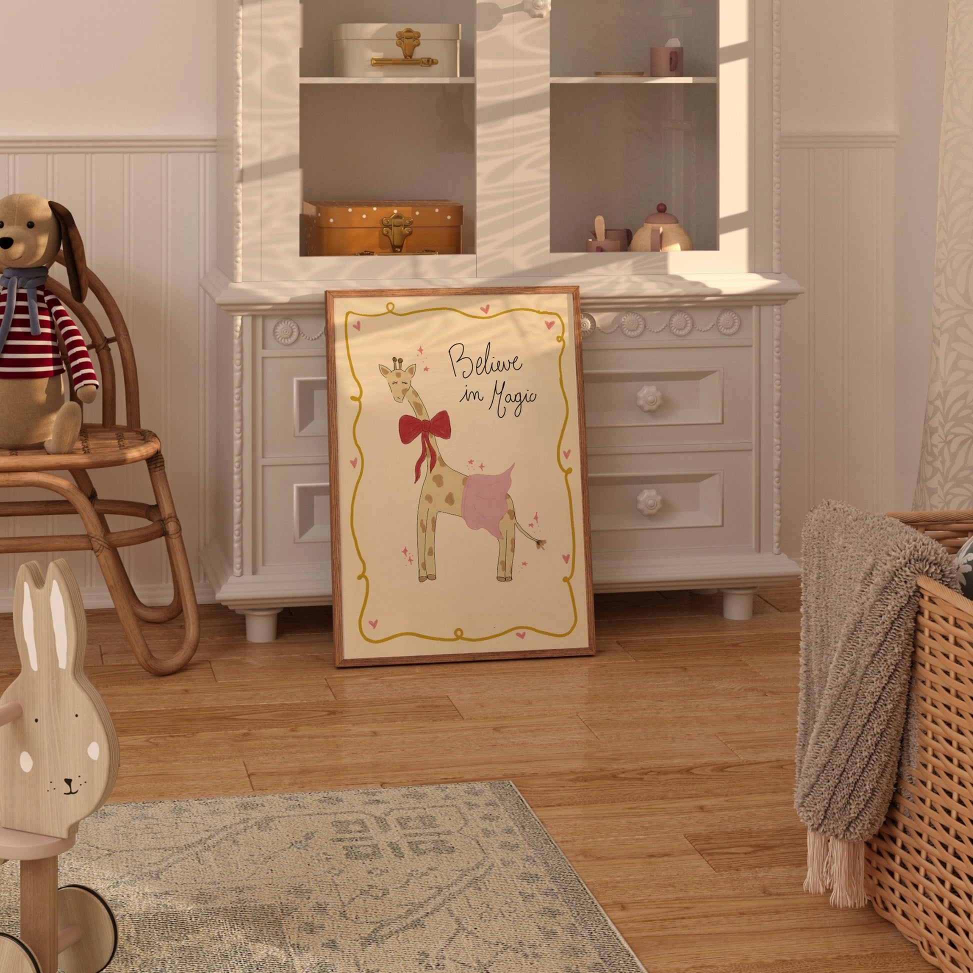 Croire à la magie - Affiche pour chambre d'enfant
