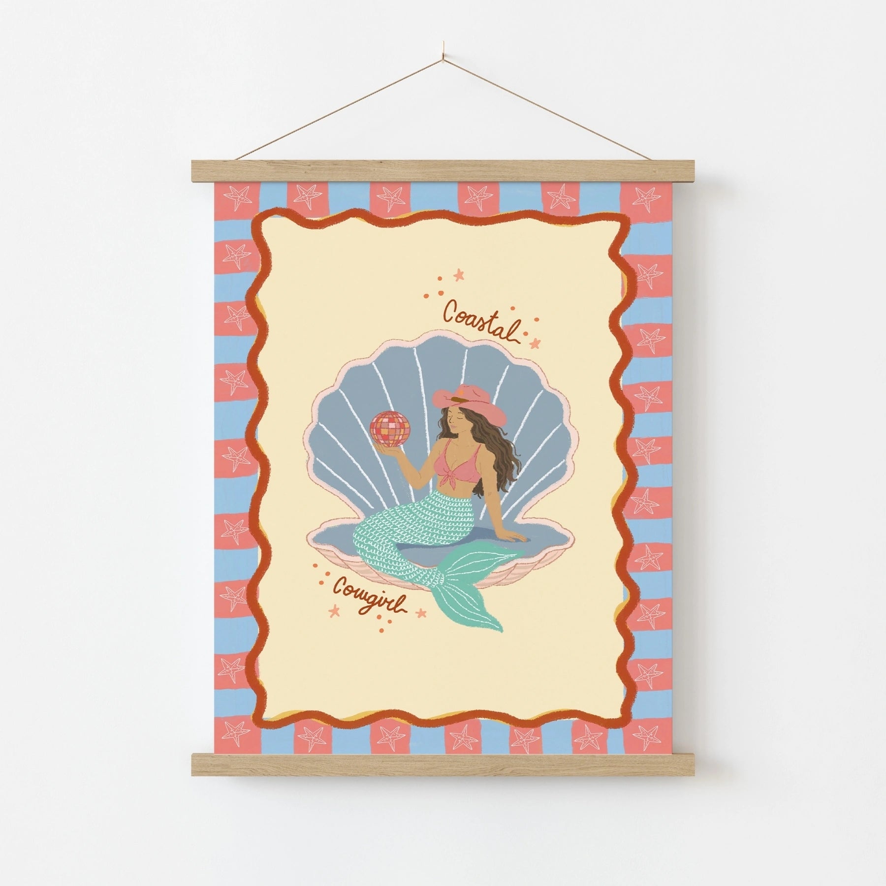 Western Mermaid Print