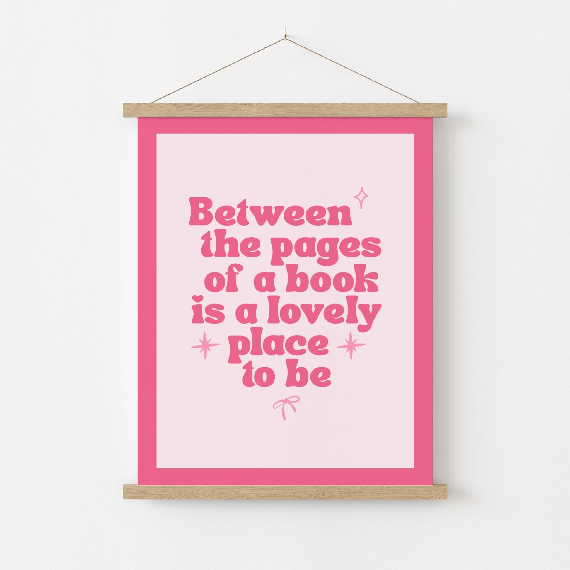 Between the Pages – Lovely Bookish Print