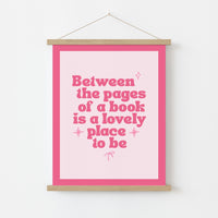 Between the Pages – Lovely Bookish Print