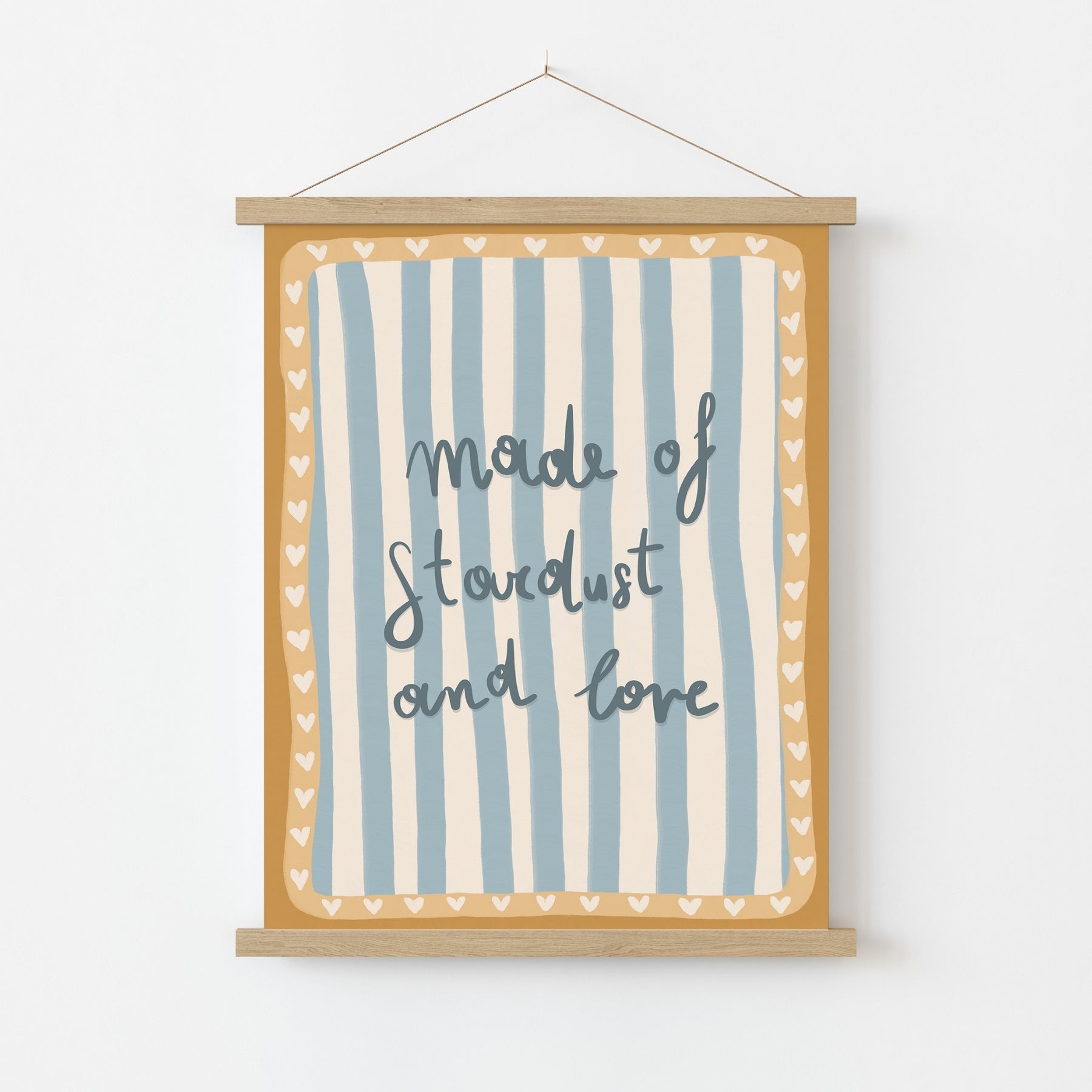 Arte de pared neutral para habitación de bebé, decoración colorida para niños