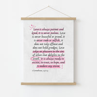 1 Corinthians 13 Wall Art – Bible Verse Print